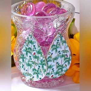 🔥 Summer 🏖 trendy faux leather earings 🔥